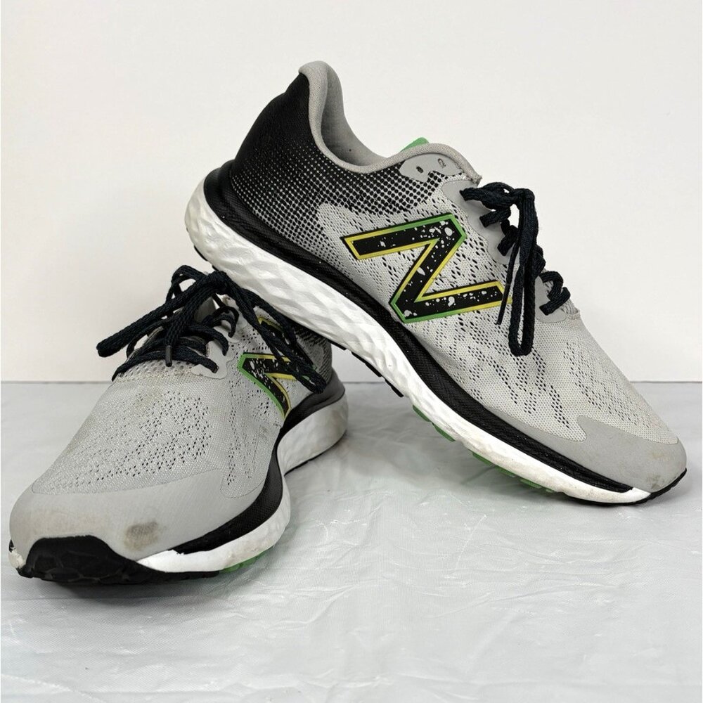 New Balance Fresh Foam 680 V7 Men’s 11 Grey Lemonade Running Shoes M680NG7